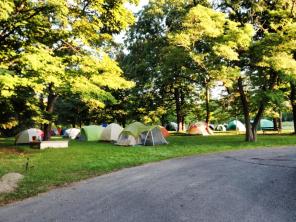 Site des tentes